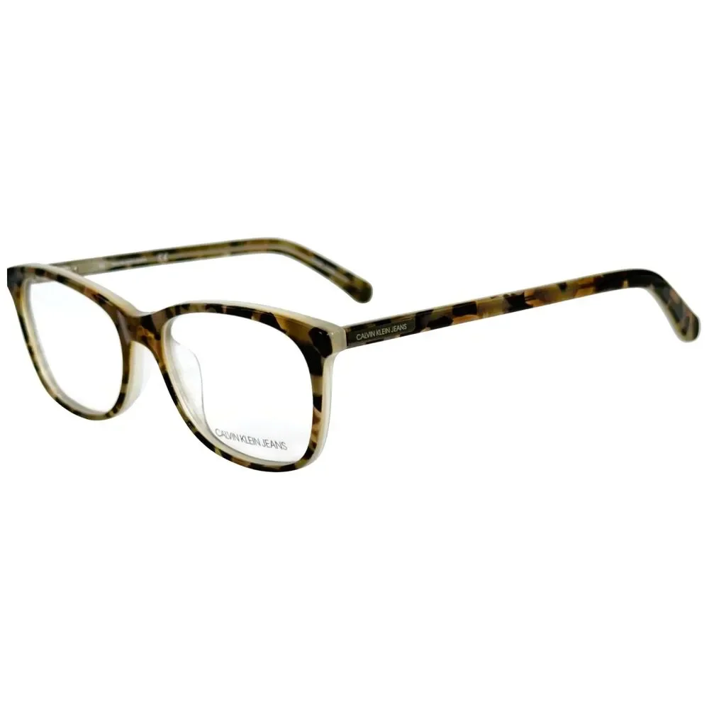 Calvin Klein Jeans CKJ303 Womens Plastic Eyeglass Frame 248 Taupe Tortoise 53-16